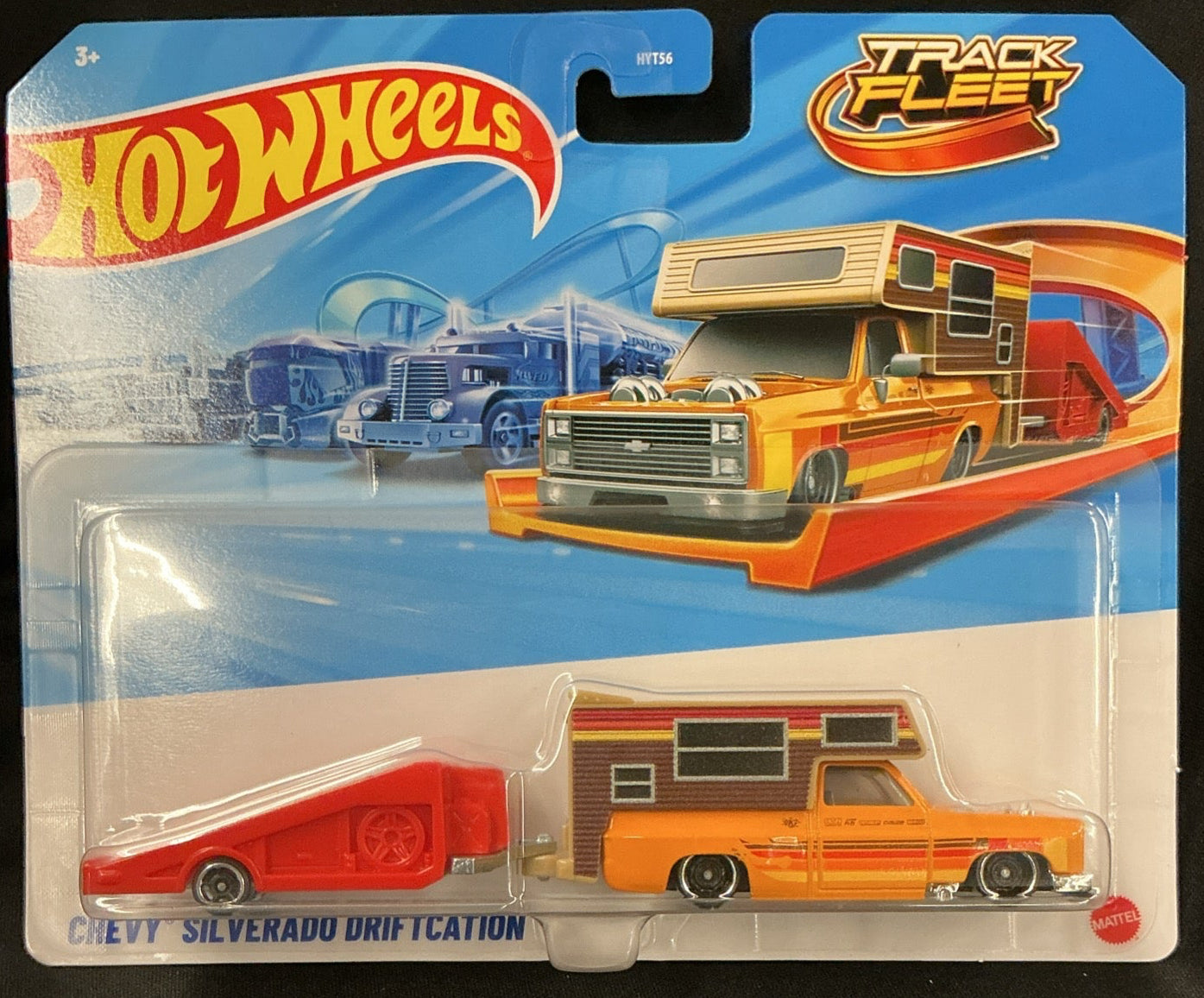 2026 Hot Wheels Track Fleet Chevy Silverado Driftcation HYT56 979E