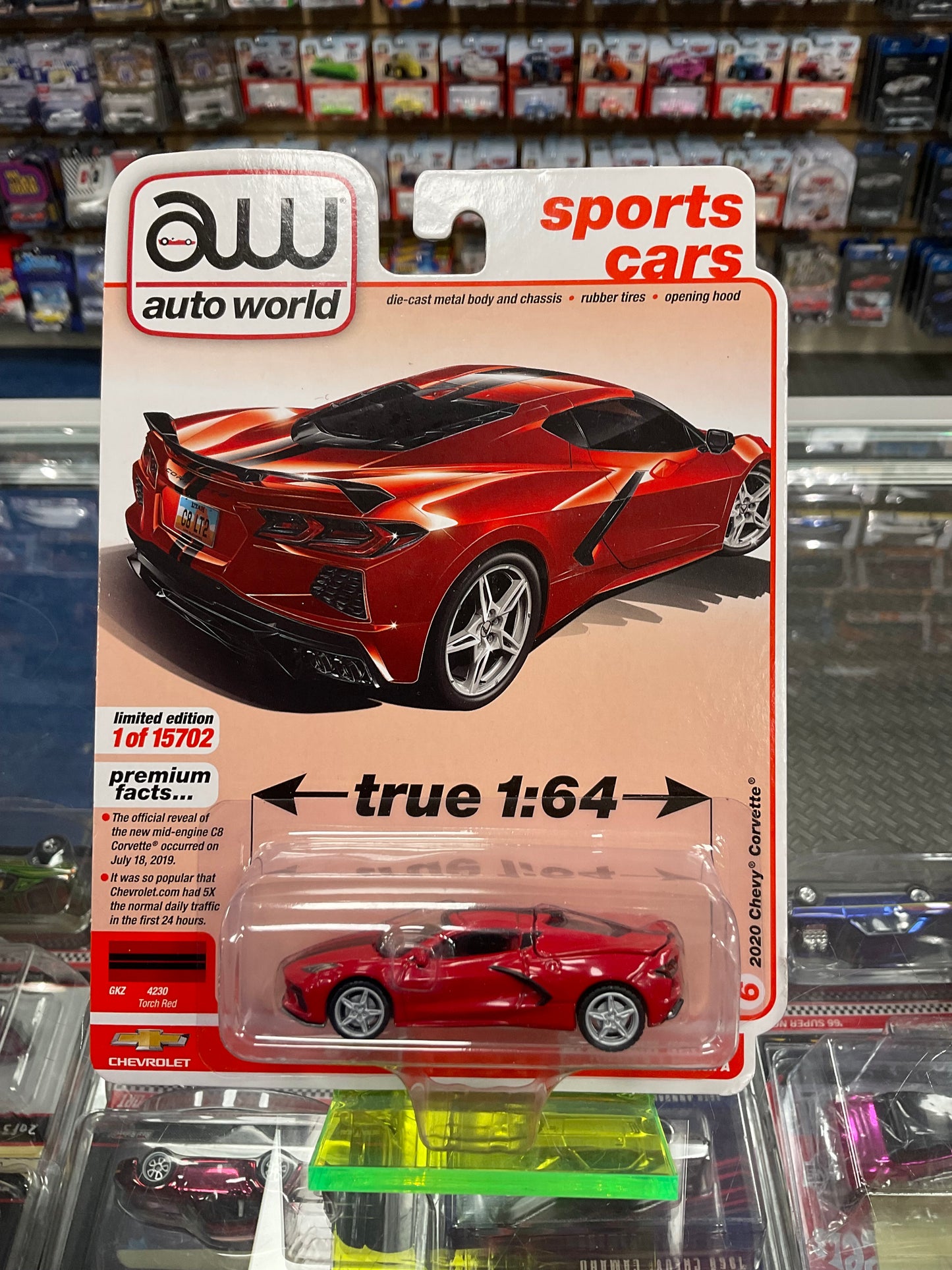 Auto World Sports Cars 2020 Chevy Corvette Torch Red