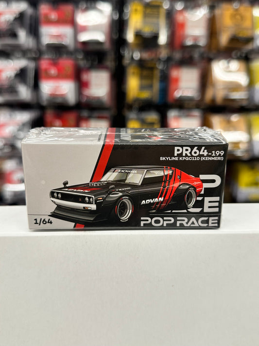 Pop Race PR64-199 Skyline KPGC110 (Kenmeri) Advan