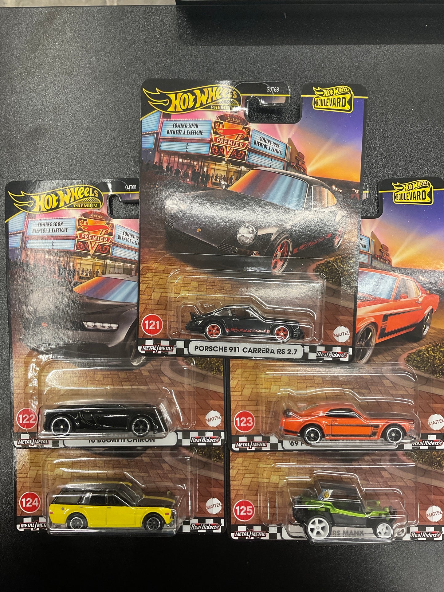 Hot Wheels Boulevard Set 121-125 958B