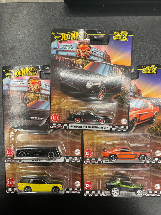 Hot Wheels Boulevard Set 121-125 958B