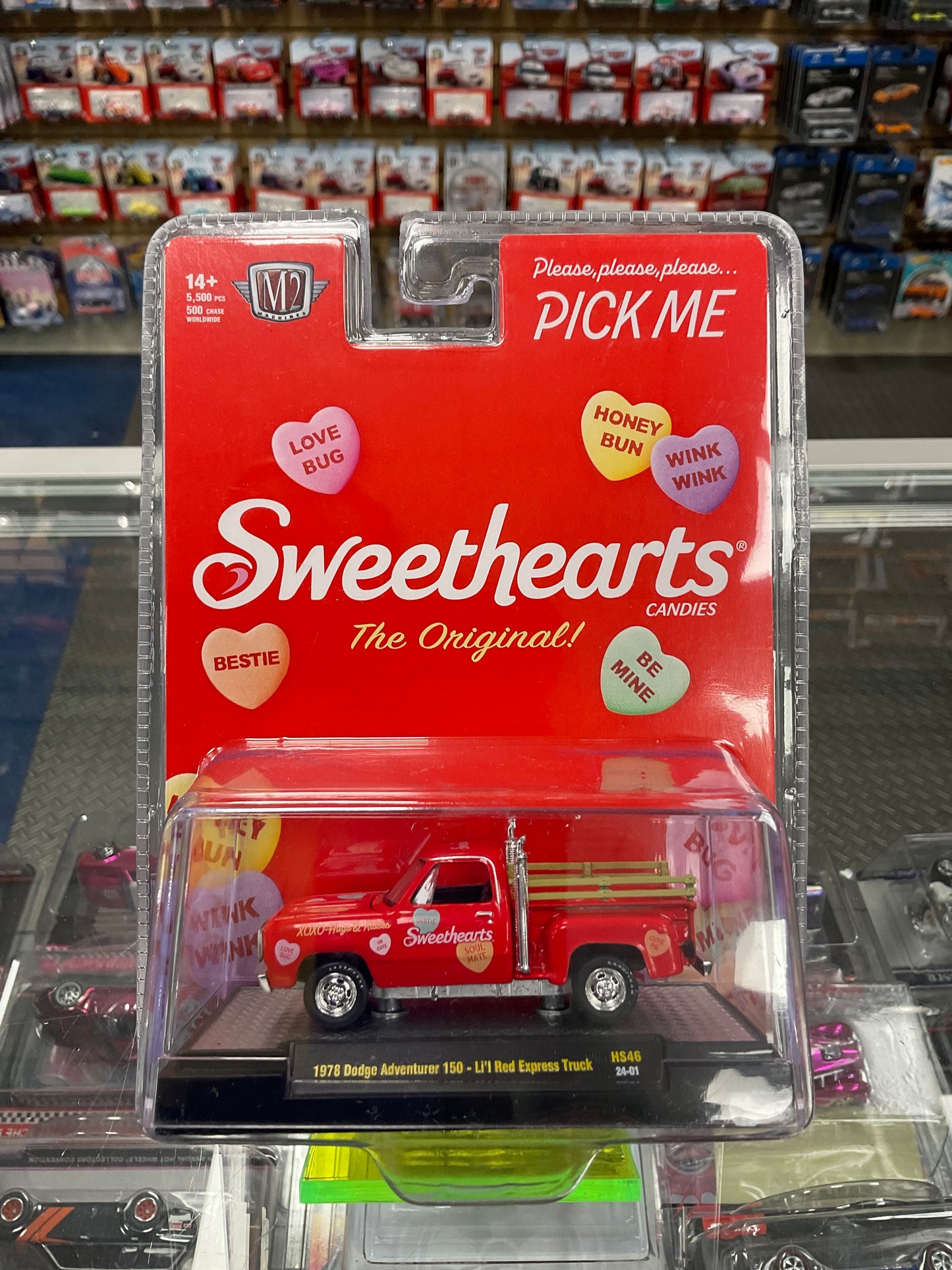 M2 Machines 1978 Dodge Adventurer 150 - Li’l Red Express Truck Sweethearts