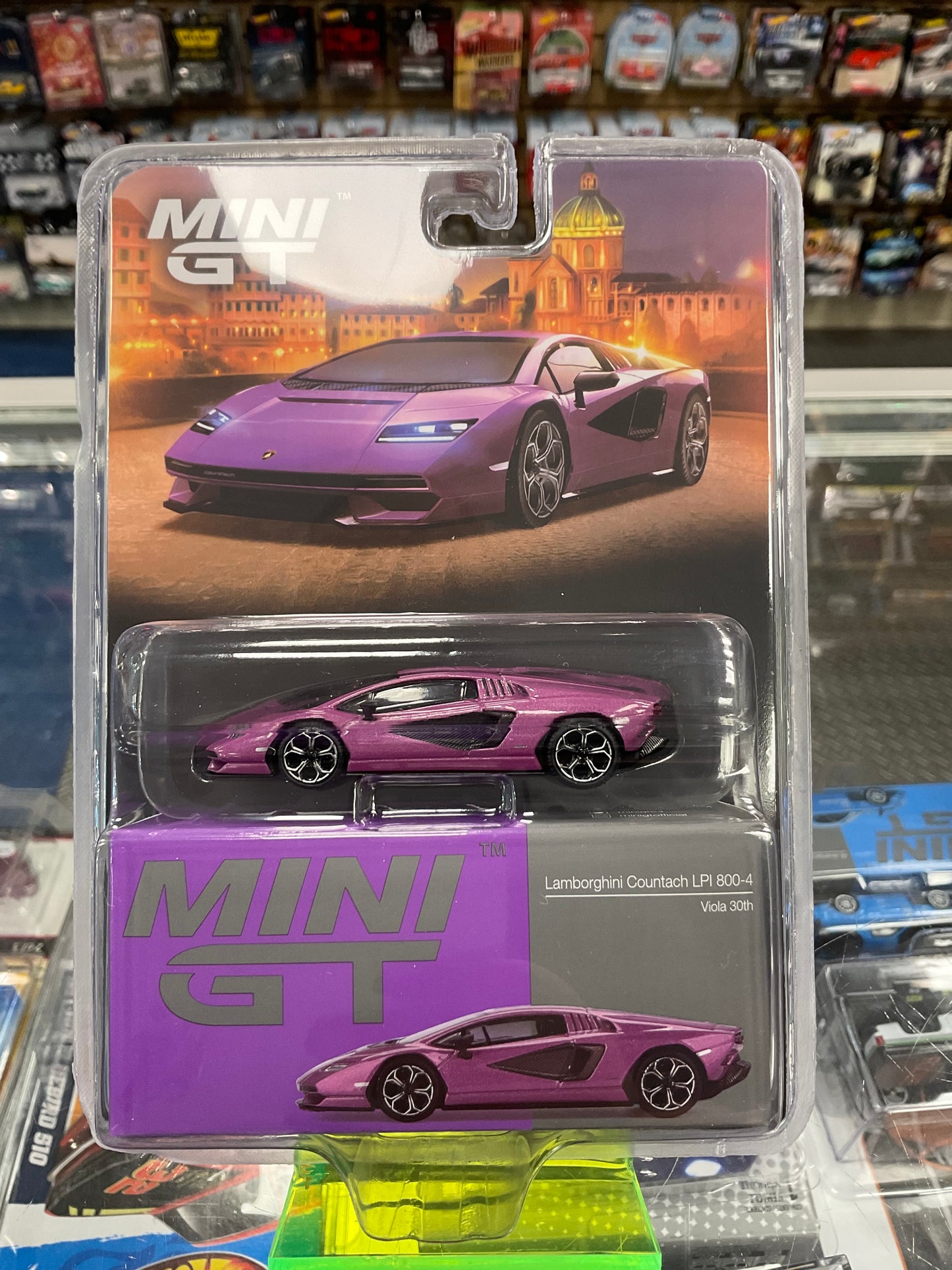 MiniGT 865 Lamborghini Countach LPI 800-4 Viola 30th