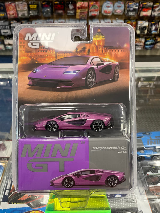MiniGT 865 Lamborghini Countach LPI 800-4 Viola 30th