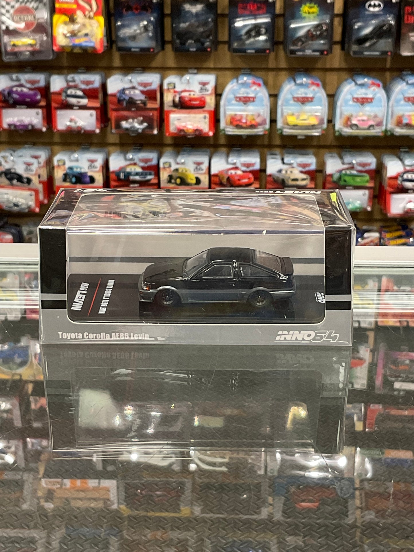 Inno64 Toyota Corolla AE86 Levin Black/Grey