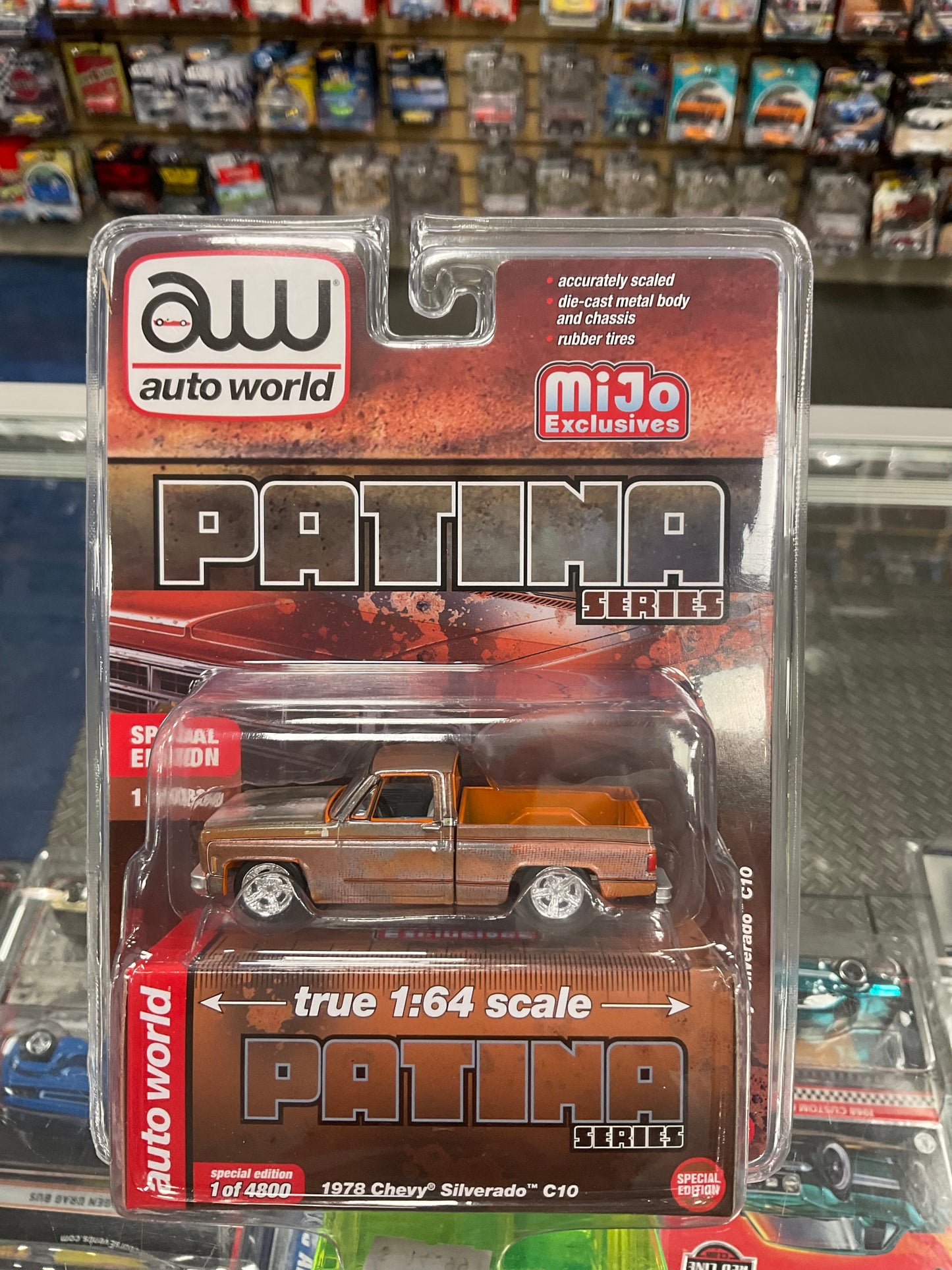 Auto World Patina Series 1978 Chevy Silverado C10 Rusted