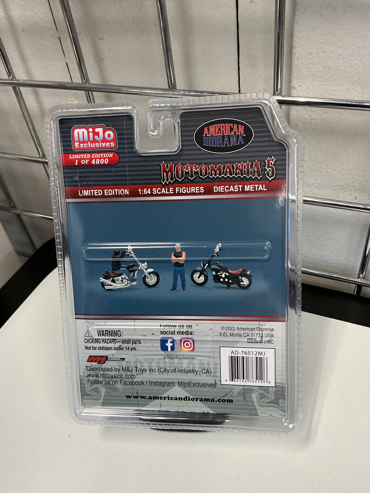 American Diorama  Motomania 5 New Chopper 4 Figure Set 76512