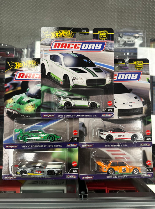 Hot Wheels Premium Car Culture Race Day Set of 5