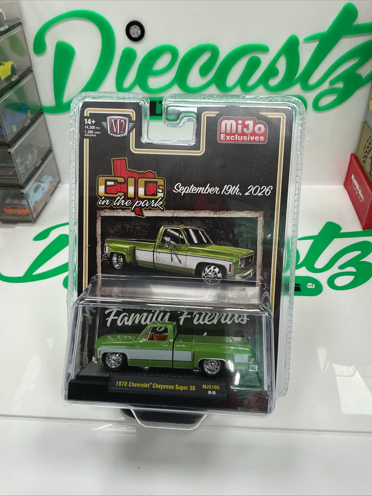 M2 Machines  “C10s In The Park” 1978 Chevrolet Cheyenne Super 30 Green
