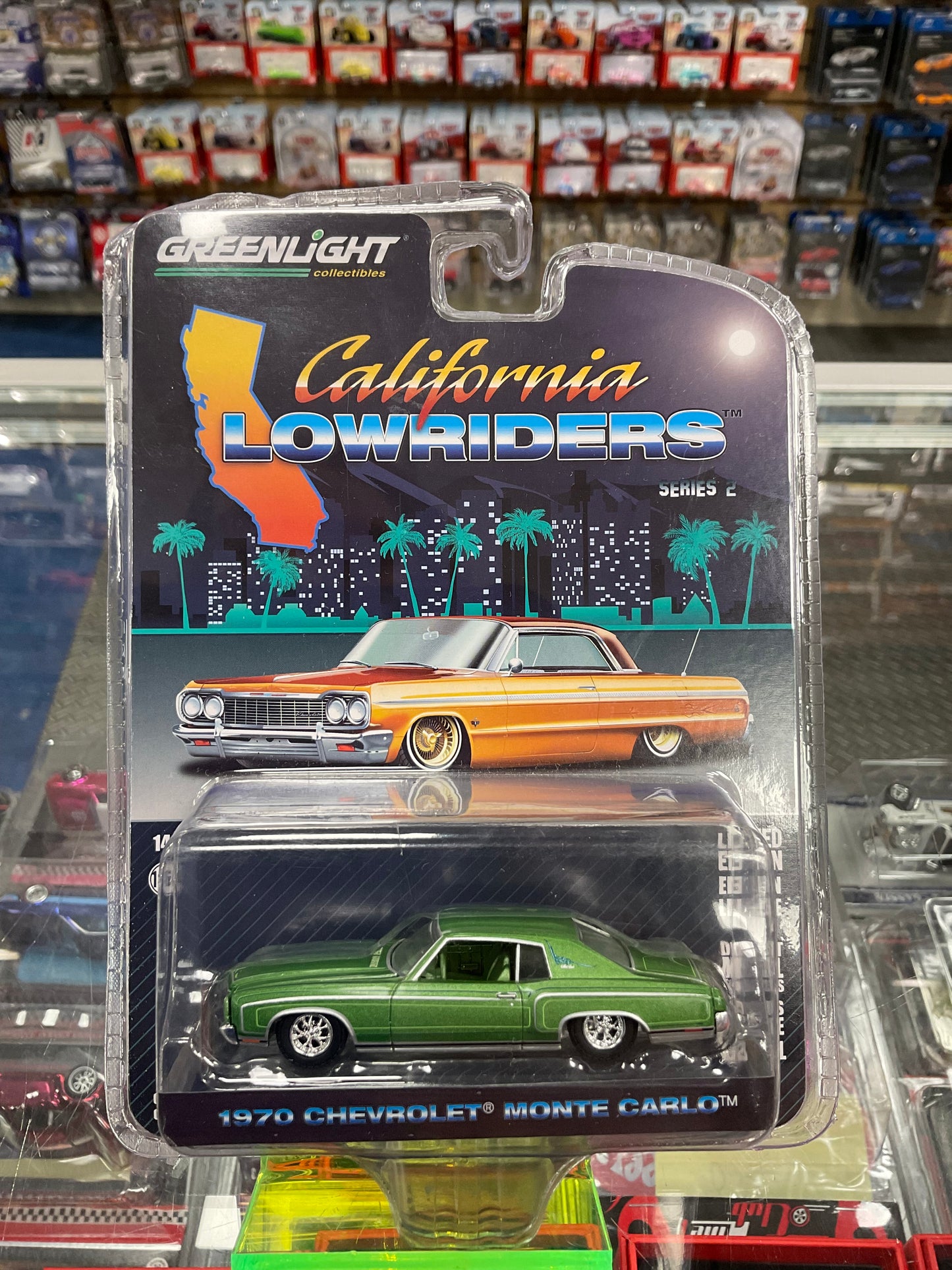 Greenlight California Lowriders 1970 Chevrolet Monte Carlo Green