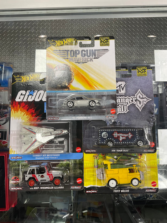 Hot Wheels Premium 2025 Pop Culture K set