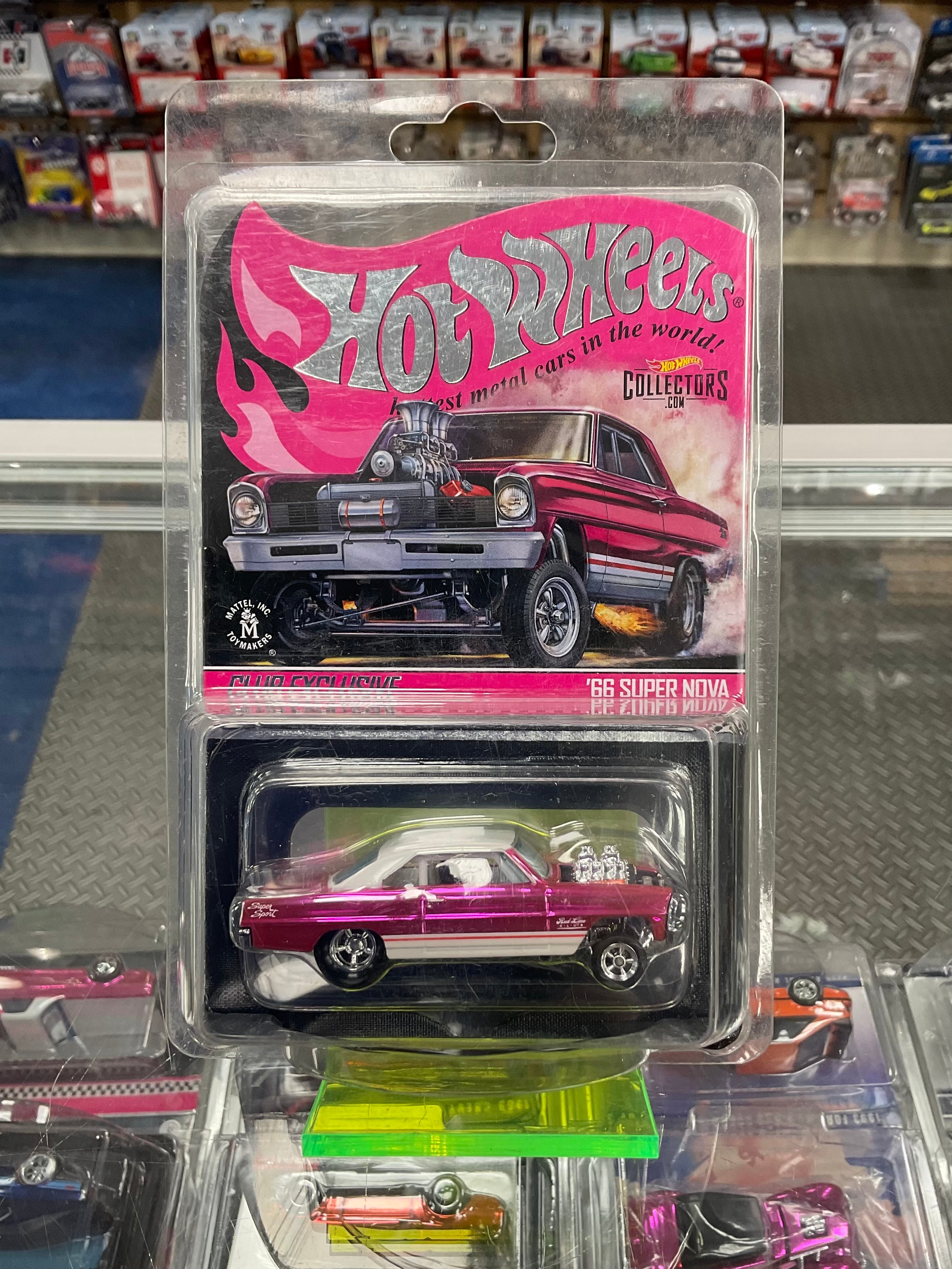 Hot Wheels RLC pink Super Nova store gasser