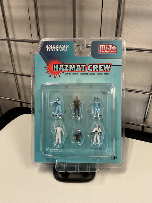 AMERICAN DIORAMA Hazmat Crew  6pc Set  76466
