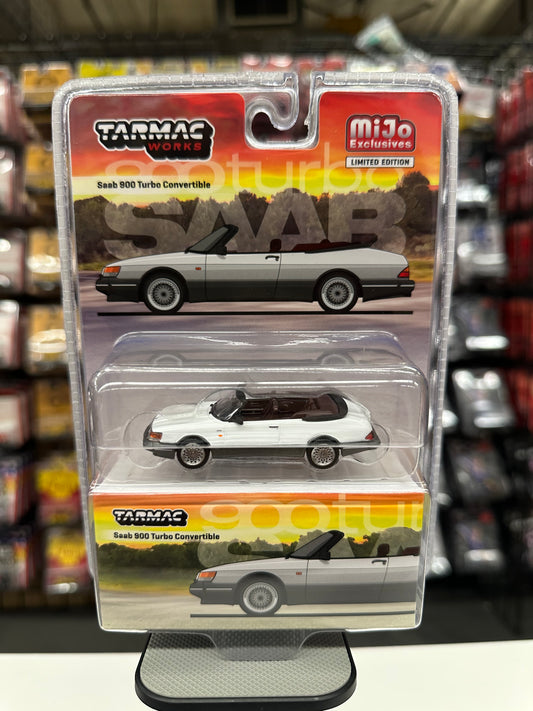 Tarmac Saab 900 Turbo Convertible White/Grey