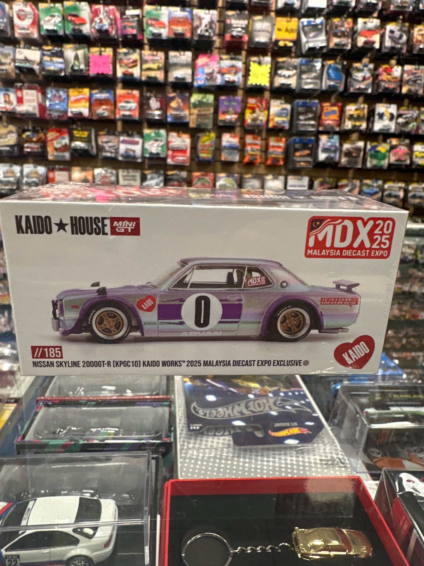 Kaido House 185 Nissan Skyline 2000GT-R (KPGC10) Kaido Works 2025 Malaysia Diecast Expo Exclusive