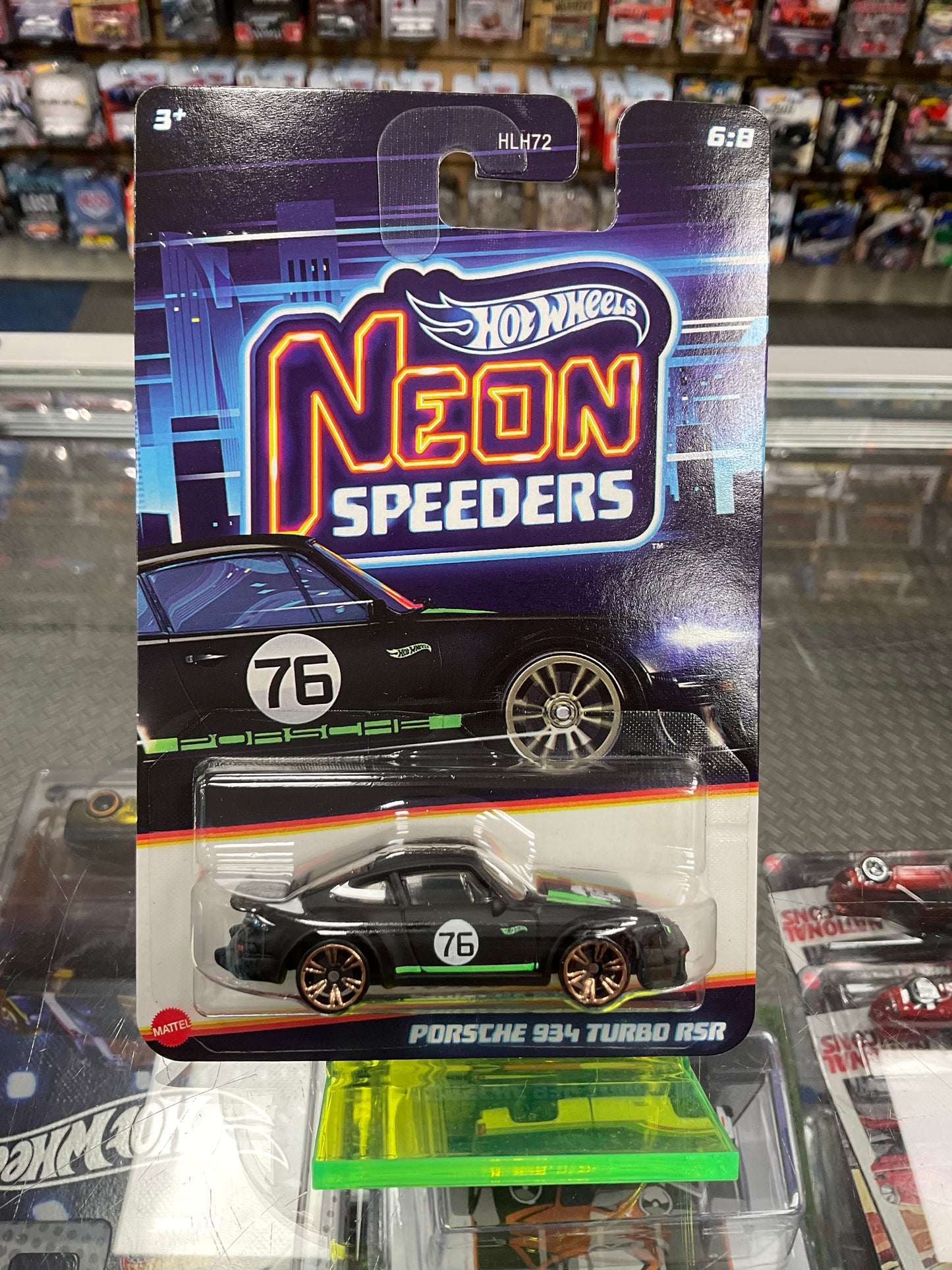 Hot Wheels Neon Speeders Set of 8 956E