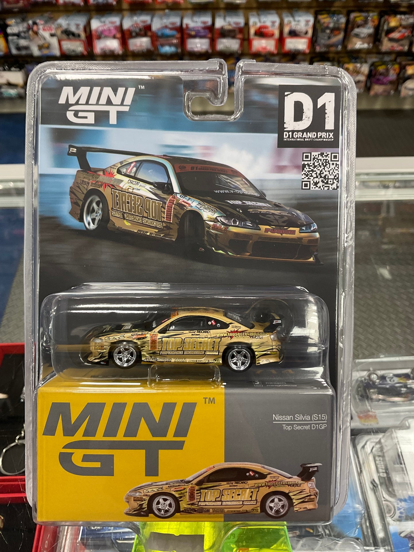 Mini GT 714 Nissan Silvia (S15) Top Secret D1GP