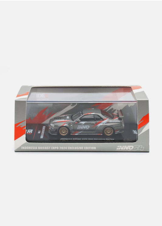 Inno64 Models Nissan Skyline GT-R (R34) Z-Tune Indonesia Diecast EXPO 2024 Exclusive Edition