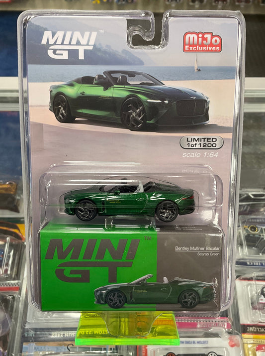 MiniGT 492 Bentley Mulliner Bacalar Scarab Green