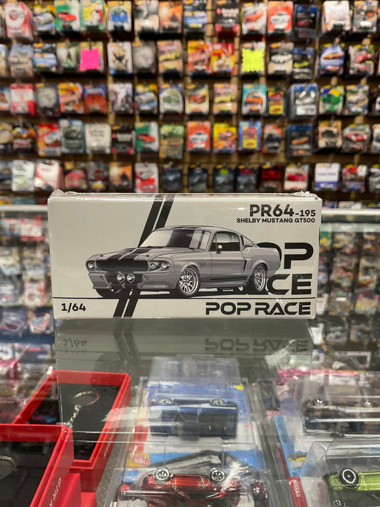 Pop Race PR64-195 Shelby Mustang GT500 Black