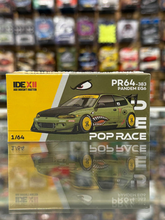 Pop Race PR64- 383 Pandem EG6 Sharkmouth Dark Green