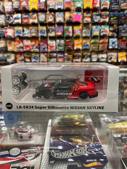 CM Model LB-ER34 Super Silhouette Nissan Skyline Advan