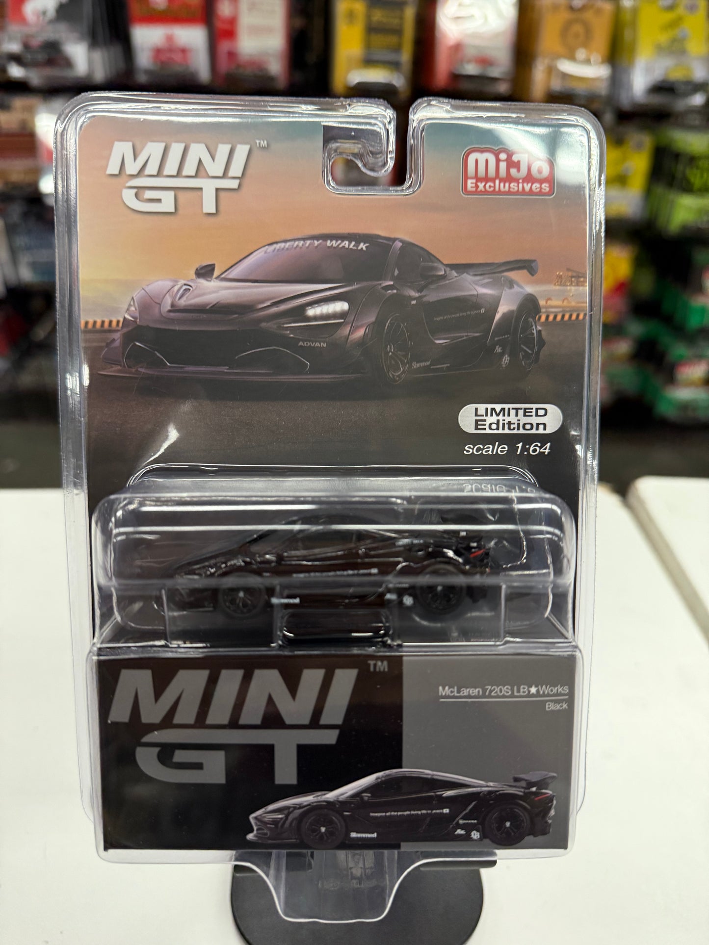 Mini GT 777 McLaren 720S LB Works Black