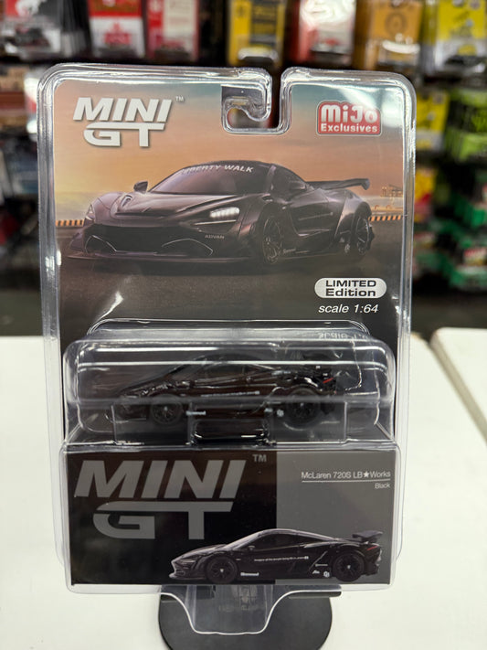 Mini GT 777 McLaren 720S LB Works Black