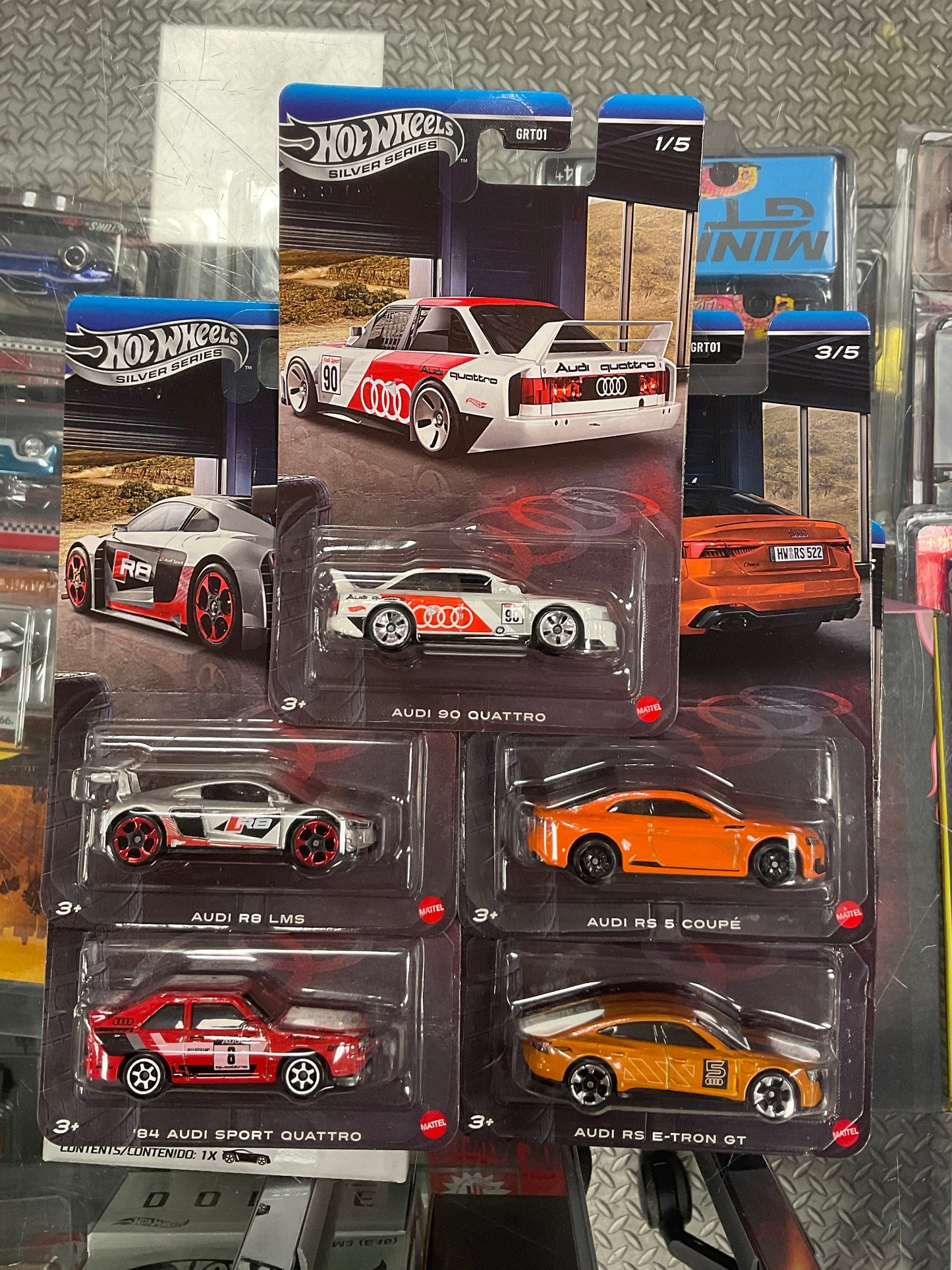 Hot Wheels Silver Series Audi Edition GRT01-956Q