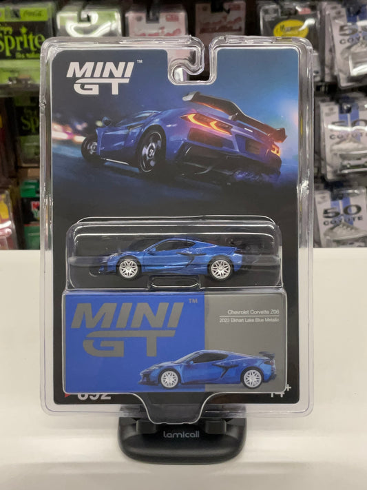 Mini GT 892 Chevrolet Corvette Z06 2023 Elkhart Lake Blue Metallic