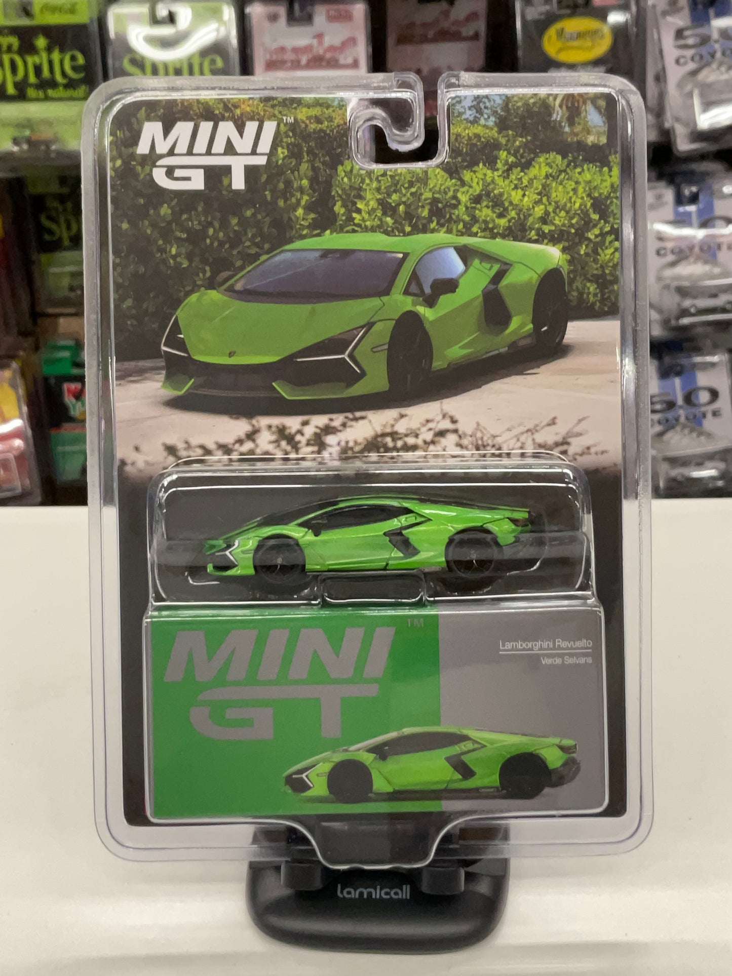 Mini GT 789 Lamborghini Revuelto Verde Selvans