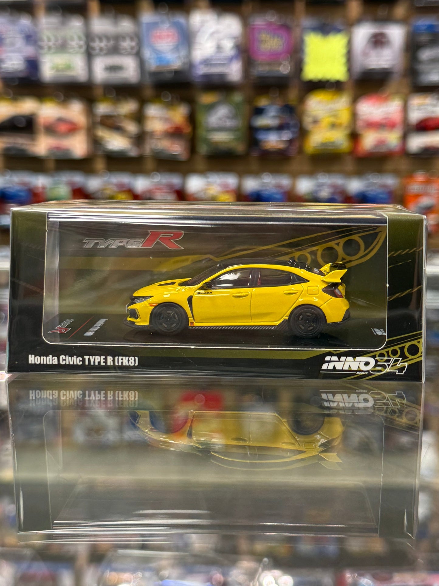 Inno64 Honda Civic Type R (FK9) Yellow
