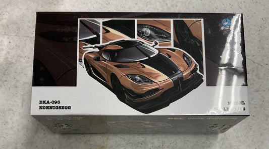 Demon King Koenigsegg Model Car Gold Black