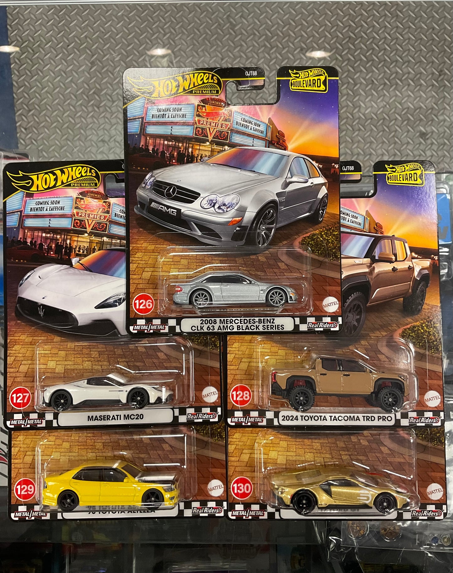 Hot Wheels Boulevard Set #126-130 958C