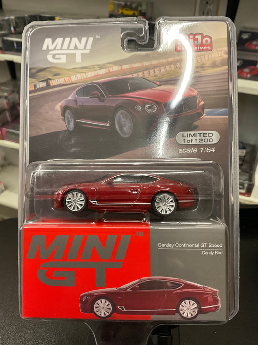 Mini GT 420 Bentley Continental GT Speed | Candy Red