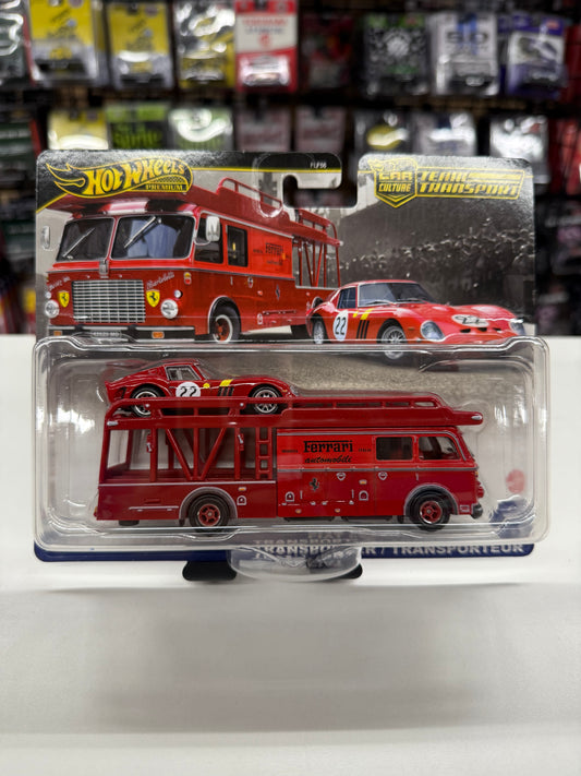Hot Wheels Premium Transport Ferrari 250 GTO / FIAT 642 RN2 Bartoletti Transporter