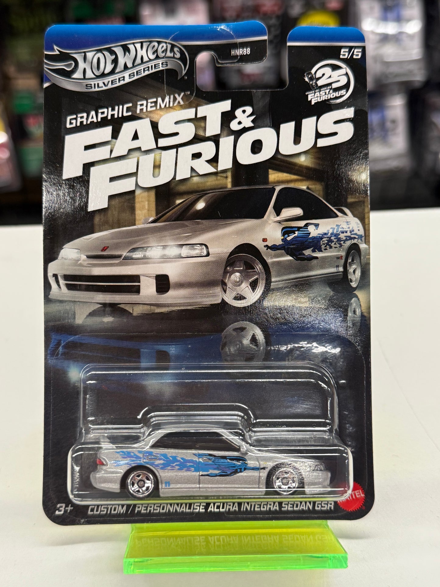 Hot Wheels Silver Series Fast & Furious Graphic Remix Set of 5