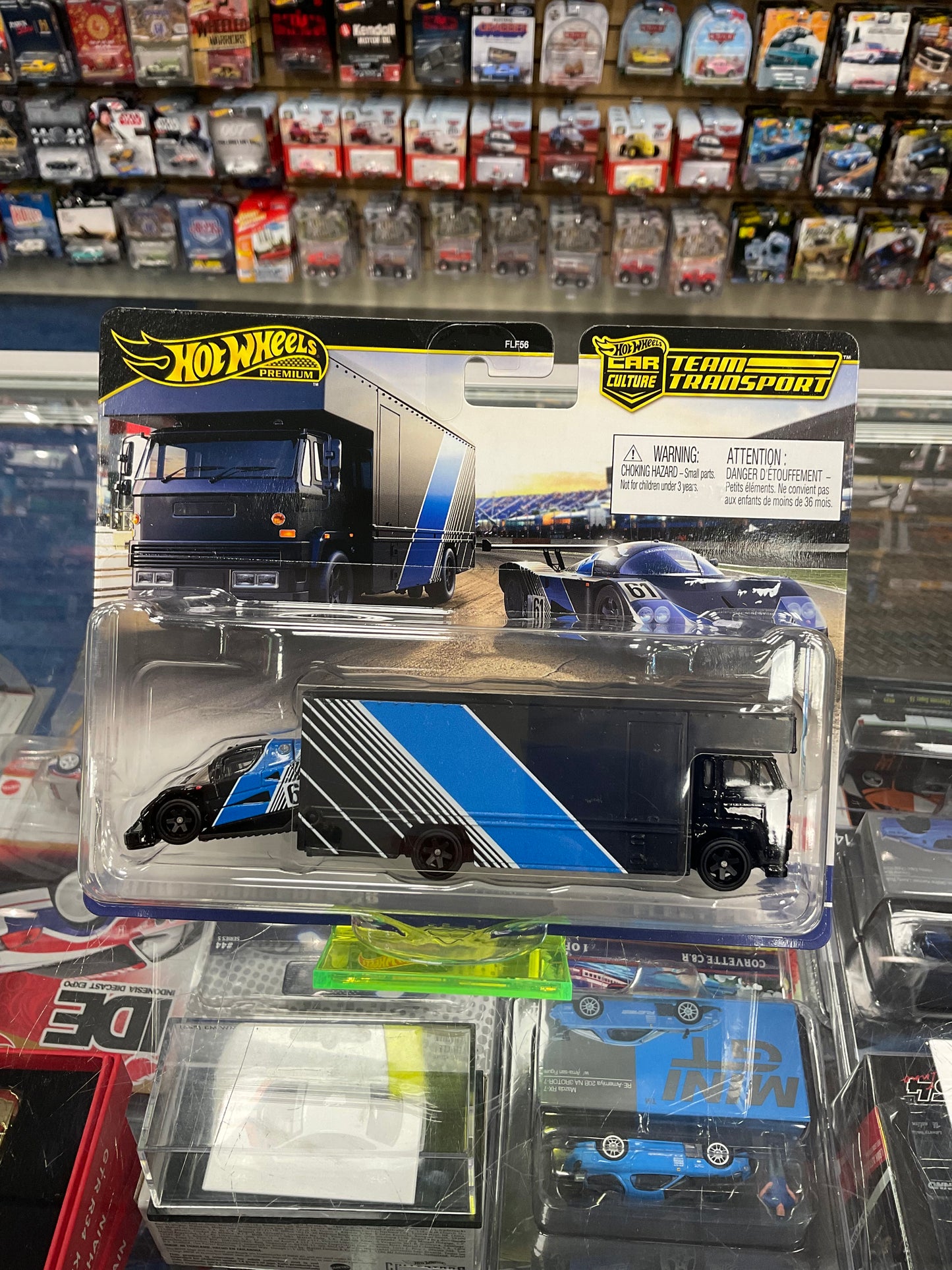 Hot Wheels Transport #67 Sauber-Mercedes C9 and Fleet Flyer