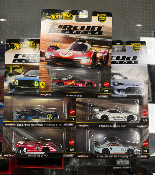 Hot Wheels Premium Circuit Legends Set of 5 961K