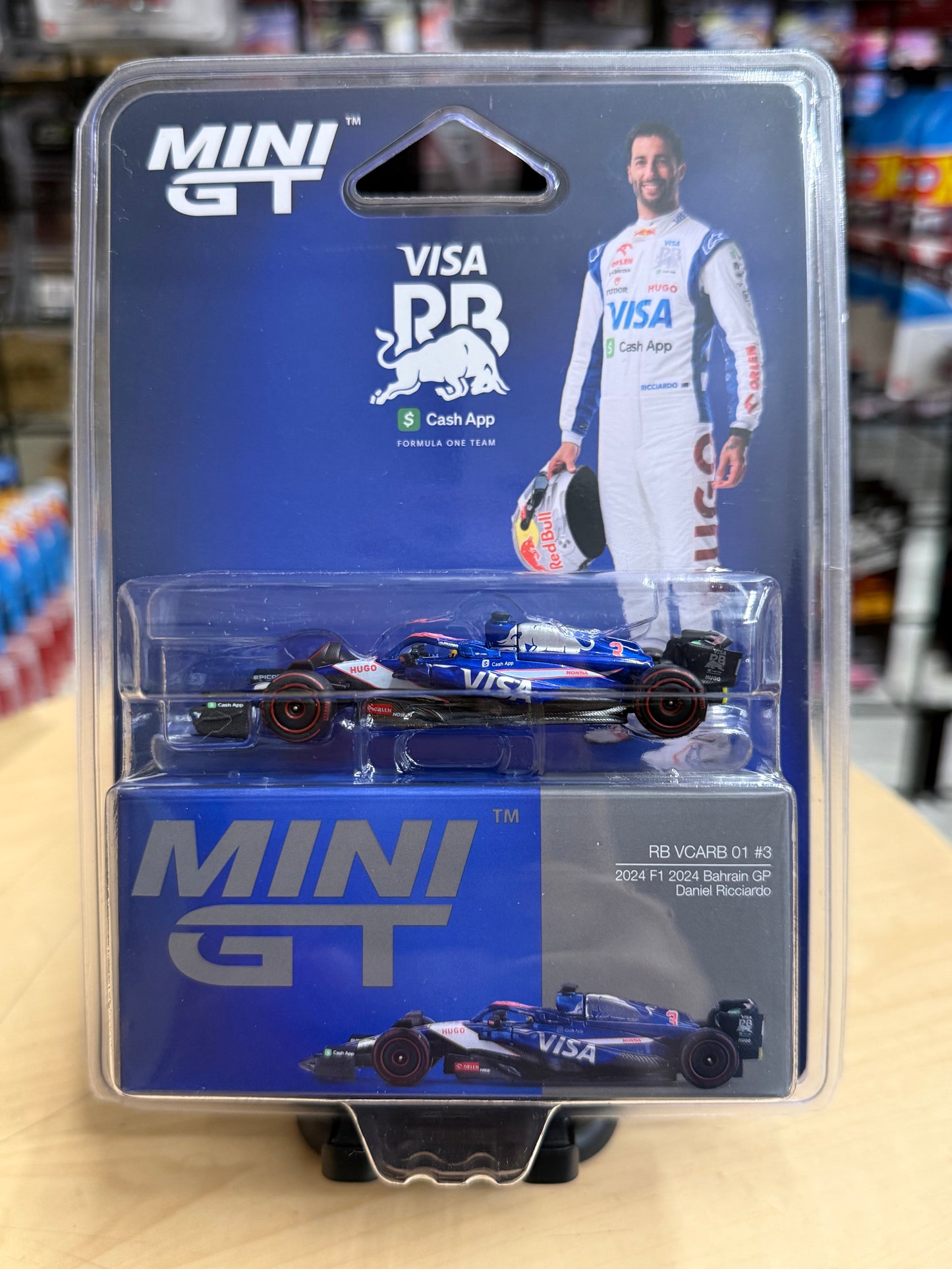 Mini GT 1006 RB VCARB 01 #3 2024 F1 2024 Bahrain GP Daniel Ricciardo