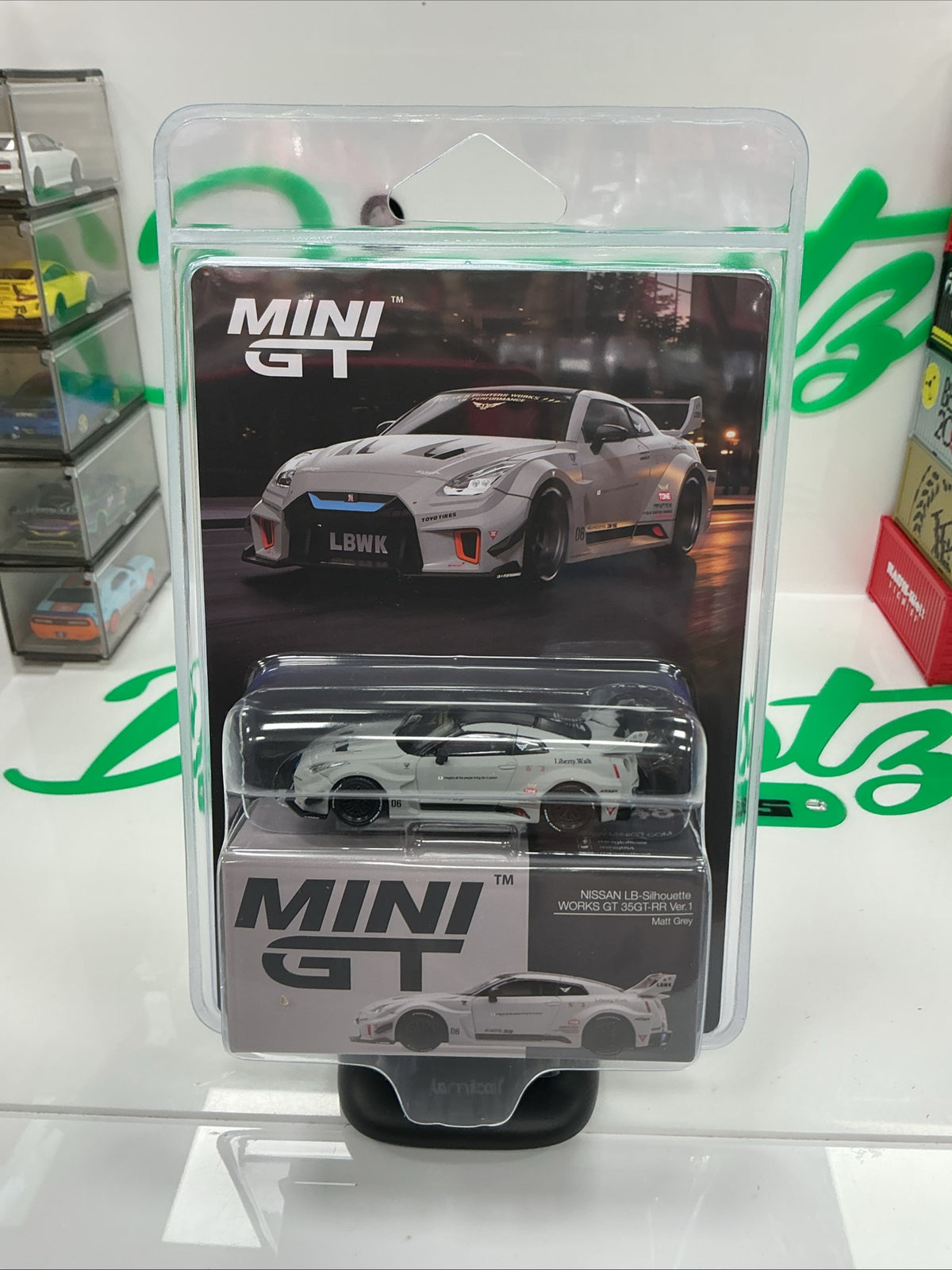 MINI GT 1248 Nissan LB SILHOUETTE 35GT-RR VR .1 Matte Gray