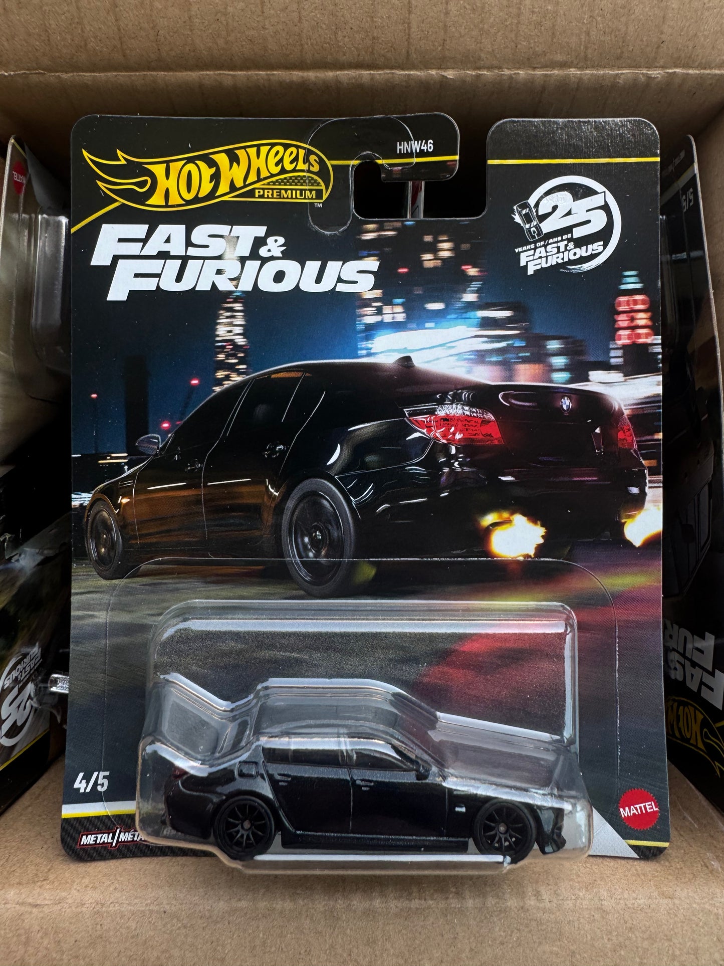 2026 Hot Wheels Premium Fast & Furious  5/5 Set 25 Anniversary CHARGER CHASE