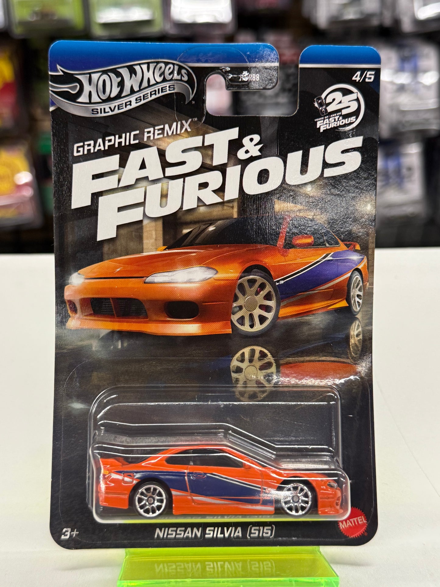 Hot Wheels Silver Series Fast & Furious Graphic Remix Set of 5