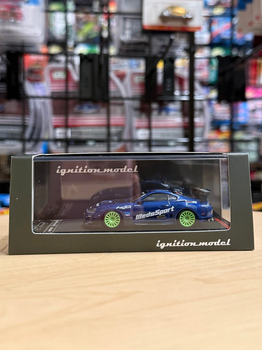 Ignition Model Toyota Supra (JZA80) RZ blue Metallic