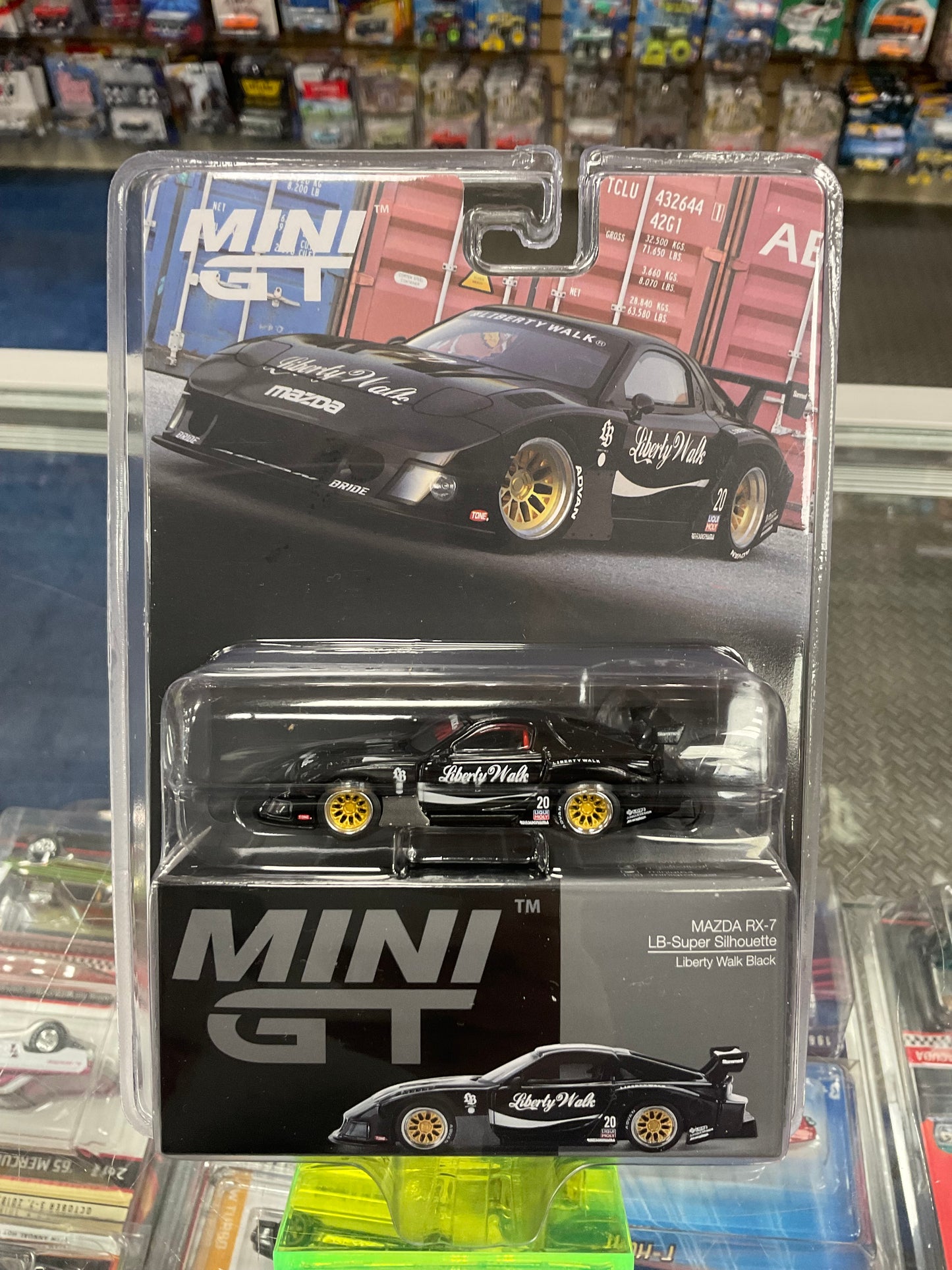 Mini GT 785 MAZDA RX-7 LB-Super Silhouette Liberty Walk Black