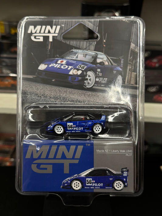 Mini GT 1047 Mazda AZ-1 Liberty Walk LB40 Pilot