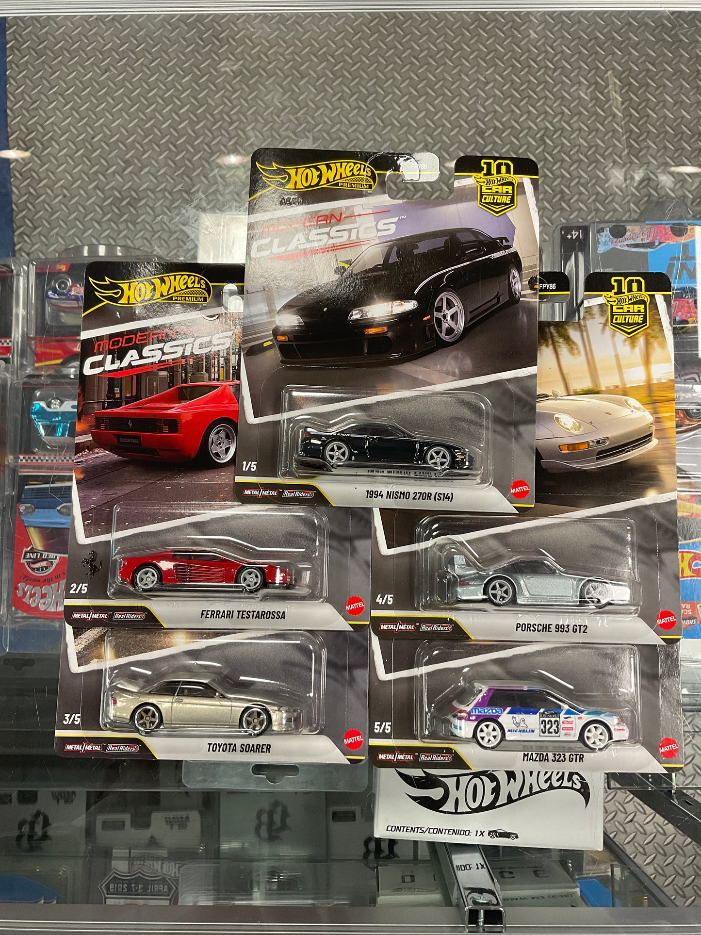 2026 Hot Wheels Modern Classics 10  Car Culture Set of 5