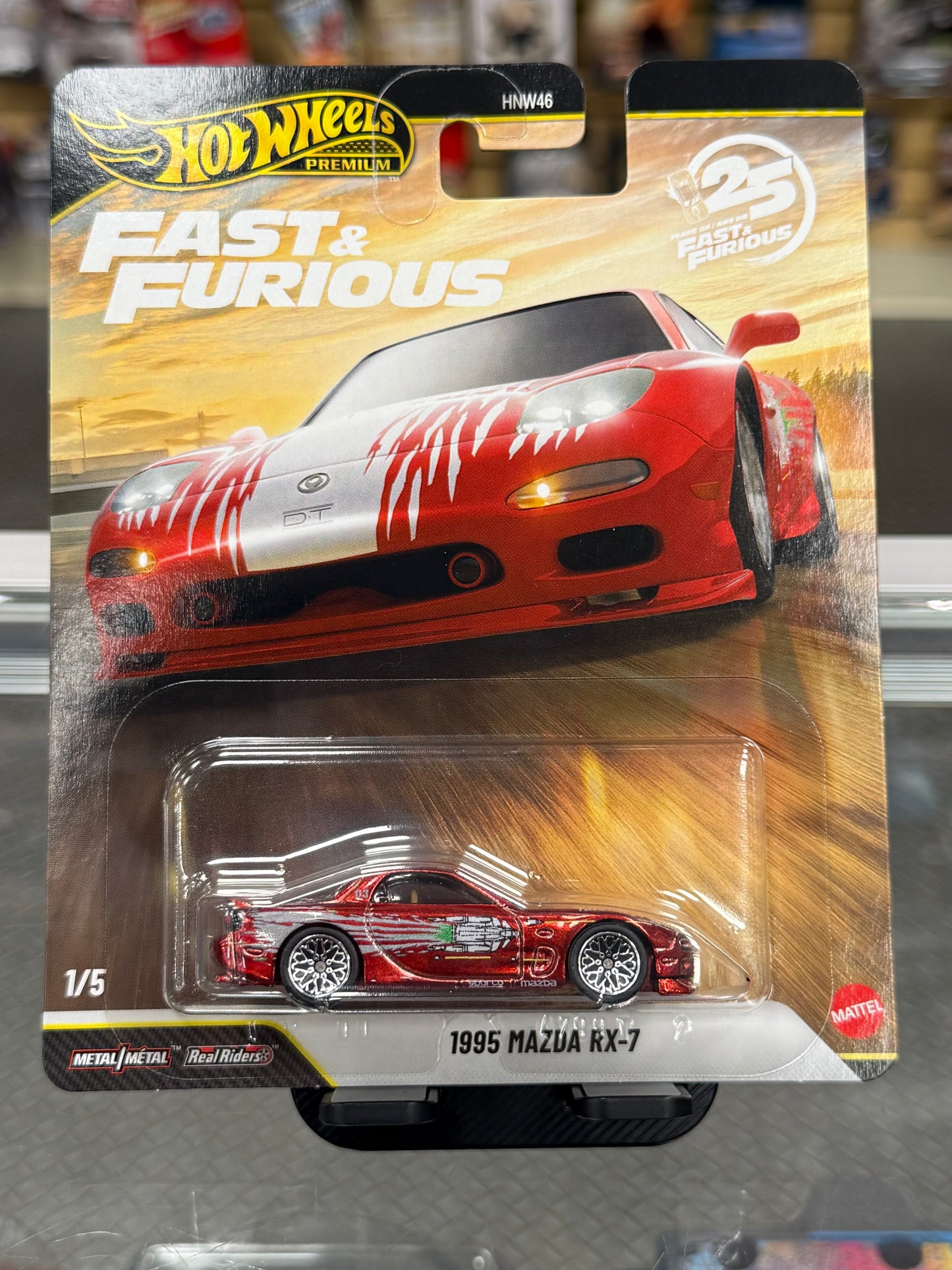 Hot Wheels Premium 2026 Fast and Furious 25th Anniversary Set HNW46-P