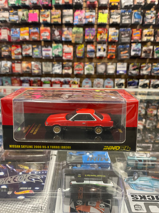 Inno64 Nissan Skyline 2000 RS-X Turbo (DR30) Red/Black