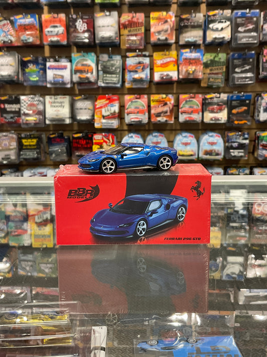 BBR Models Ferrari 296 GTB Blu Corsa